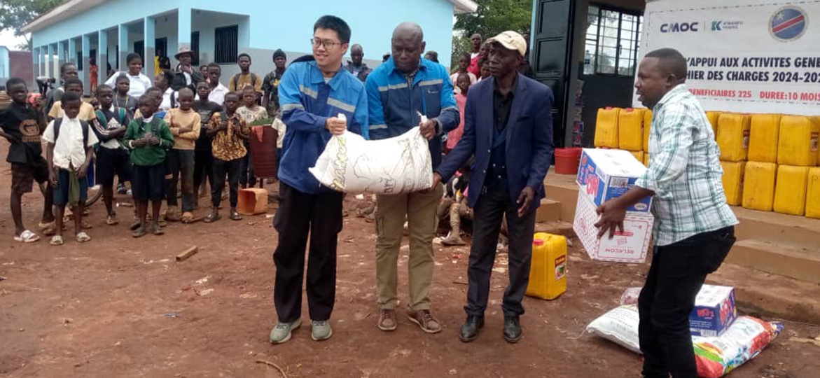 Mise en oeuvre des activites du cahier des charges au profit des communautes impactees par l'exploitation miniere de CMOC Kisanfu Mining